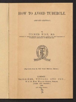 How to avoid tubercle