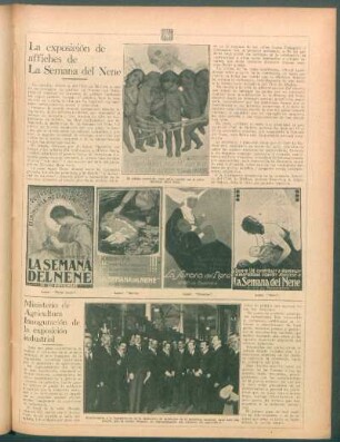 Ministerio de Agricultura - Inauguración de la exposición industrial