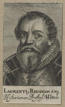Bildnis des Laurentius Rhodomanus