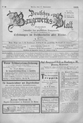 43. Jahrgang. No 46