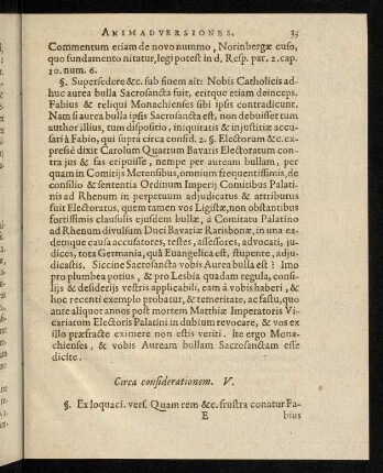 33-44, Circa considerationem V. - Circa considerationem VIII.
