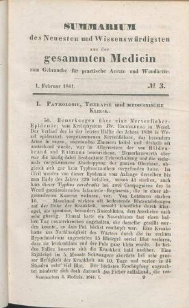 1. Februar 1841. No. 3.