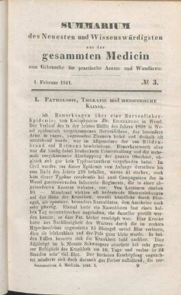 1. Februar 1841. No. 3.