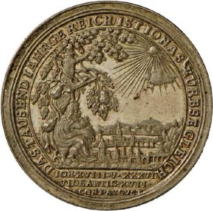 Medaille von Christian Wermuth auf den Propheten Jonas, 1691