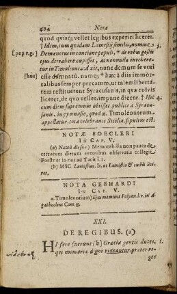 XXI. De Regibus