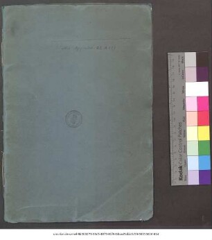 Katalog der Bibliothek des Zisterzienserklosters Altzelle