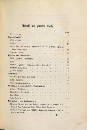 Gottes Zeugen im Reich der Natur : Biographien und Bekenntnisse großer Naturforscher aus alter und neuer Zeit, 2. Das letzte Jahrhundert : 1781 - 1881