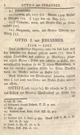 Otto I. und Johannes. (1308 - 1328)