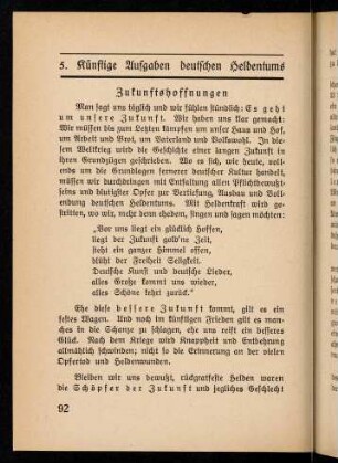92-103, Zukunftshoffnung