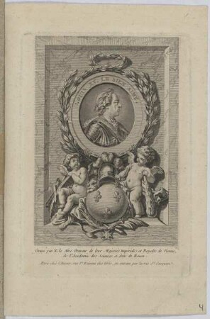 Bildnis des Louis XV., le bien aimé