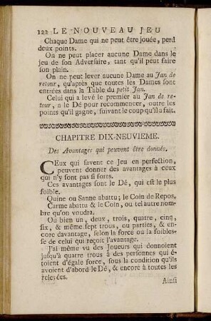 Chapitre Dix-Neuvieme. Des Avantages qui peuvent être donnés