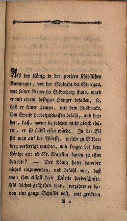 Beyträge zu den Anecdoten und Charakterzügen aus dem Leben Friedrichs des Zweiten. 4
