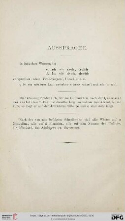 Aussprache