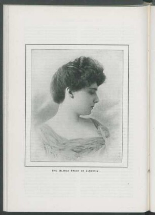 Álbum de Damas. : Sra. Blanca Broch de Albertini. [Grabado de Sackett & Wilhelm]]