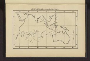 Taf. 79 Cyklonbahnen des indischen Oceans