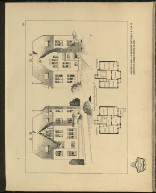 Einfamilienhaus in Niendorf (Ostsee) S. A. TAF. 15. Architekt: Oskar Fischer in Kiel.
