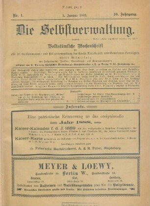5. Januar-28. Dezember = Nr. 1-52