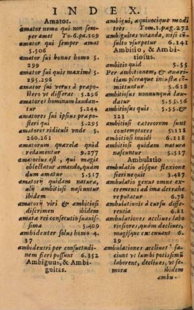 Aristotelis Stagiritae Peripateticorvm Principis operum omnium Pars ..., [8]. Index Rervm Omnivm, Qvae In Aristotelis Operibvs Continentrvr, Absolvtissimvm
