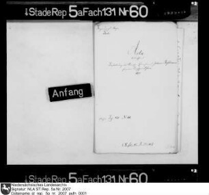 Bestallung des Johann Buschmann zum Akziseeinnehmer im Kirchspiel Osten