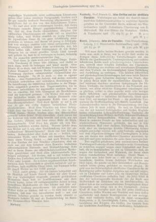 574-577 [Rezension] Ninck, Johannes, Jesus als Charakter. Eine Untersuchung