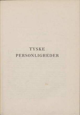 Tyske Personligheder