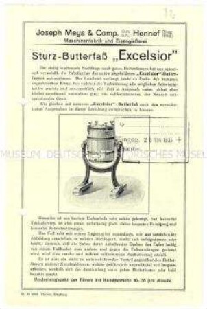 Sturz-Butterfass