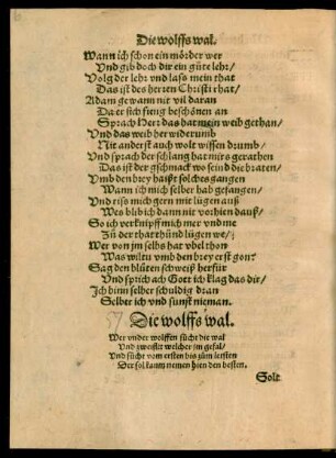 Die wolffs wal.