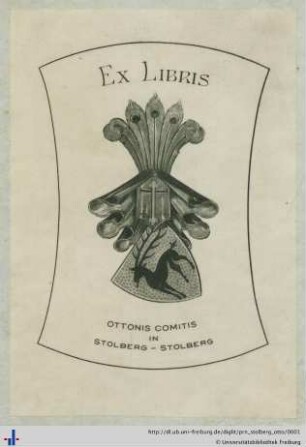 [Provenienz]: Stolberg-Stolberg, Otto zu