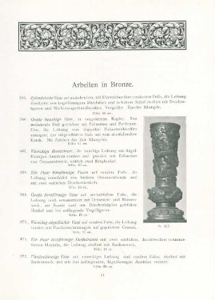 Arbeiten in Bronze