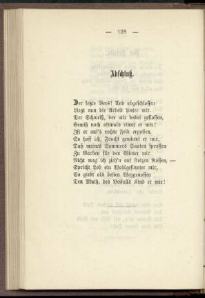 Abschluß