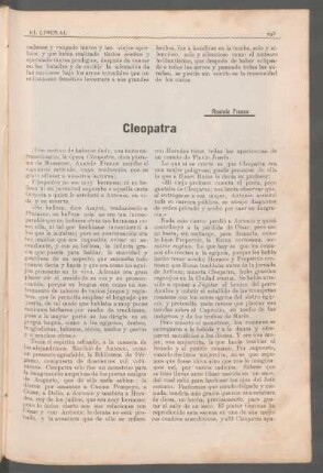 Cleopatra : [Traducción]