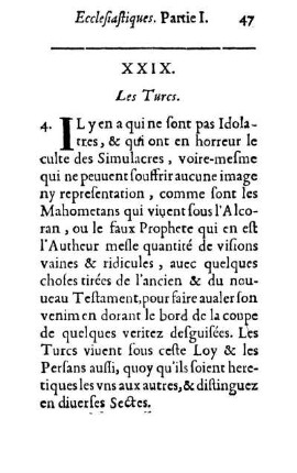XXIX. Les Turcs