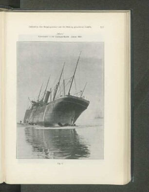 „Islam." Gestrandet in der Trafalgar-Bucht. Januar 1893.