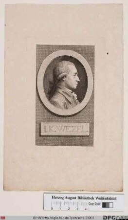 Bildnis Johann Karl Wezel