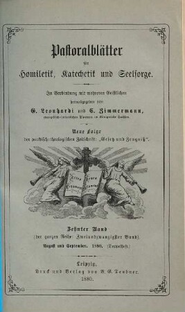 Katechetische Vierteljahrsschrift für Geistliche und Lehrer. 16. 1880