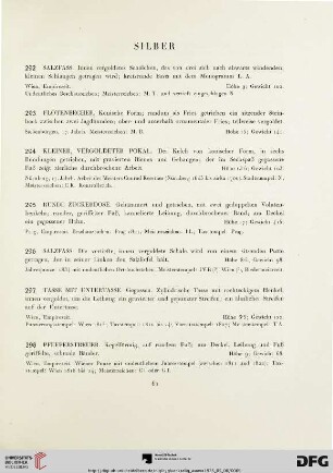 Silber (Nr. 292-316)