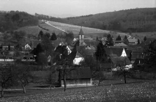 Hertingen: Blick auf Dorf von Westen