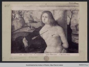 Heiliger Sebastian mit Stifter
