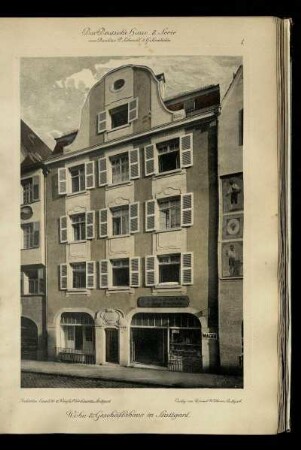 Wohn- & Geschäftshaus in Stuttgart.
