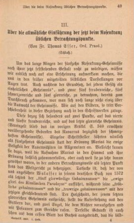 49-66 Über die allmähliche Einführung der jetzt beim Rosenkranz üblichen Betrachtungspunkte : Schluß