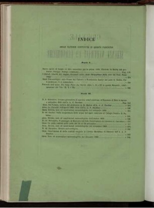 Indice Delle Materie Contenute In Questo Fascicolo
