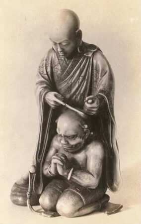 Dresden. Staatliches Kunstgewerbemuseum. Netsuke (Elfenbein)
