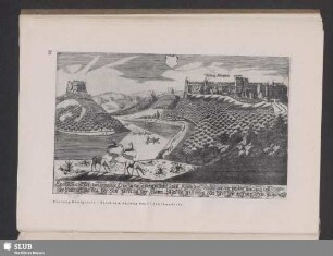 Vestung Königstein – Stich von Anfang des 17. Jahrhunderts