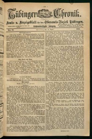 16. April (Nro. 88) - 21. April (Nro. 92)