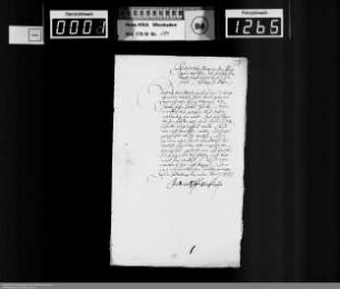 . 1599: März-April 1599