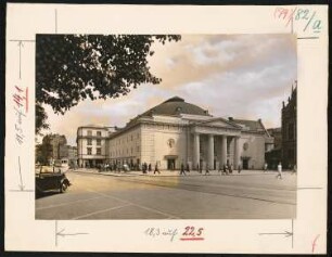 Stadttheater, Danzig: Ansicht von Süden