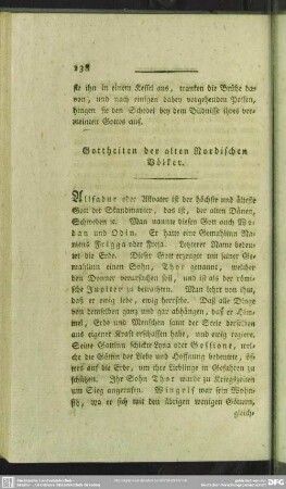 Gottheiten der alten Nordischen Völker