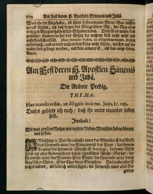570-583, Am Fest deren H. Apostlen Simonis und Judä. Die Andere Predig