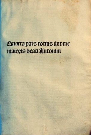 Summa maior, Pars IV