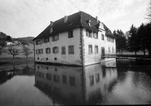 Inzlingen: Wasserschloss, Aussicht von Norden